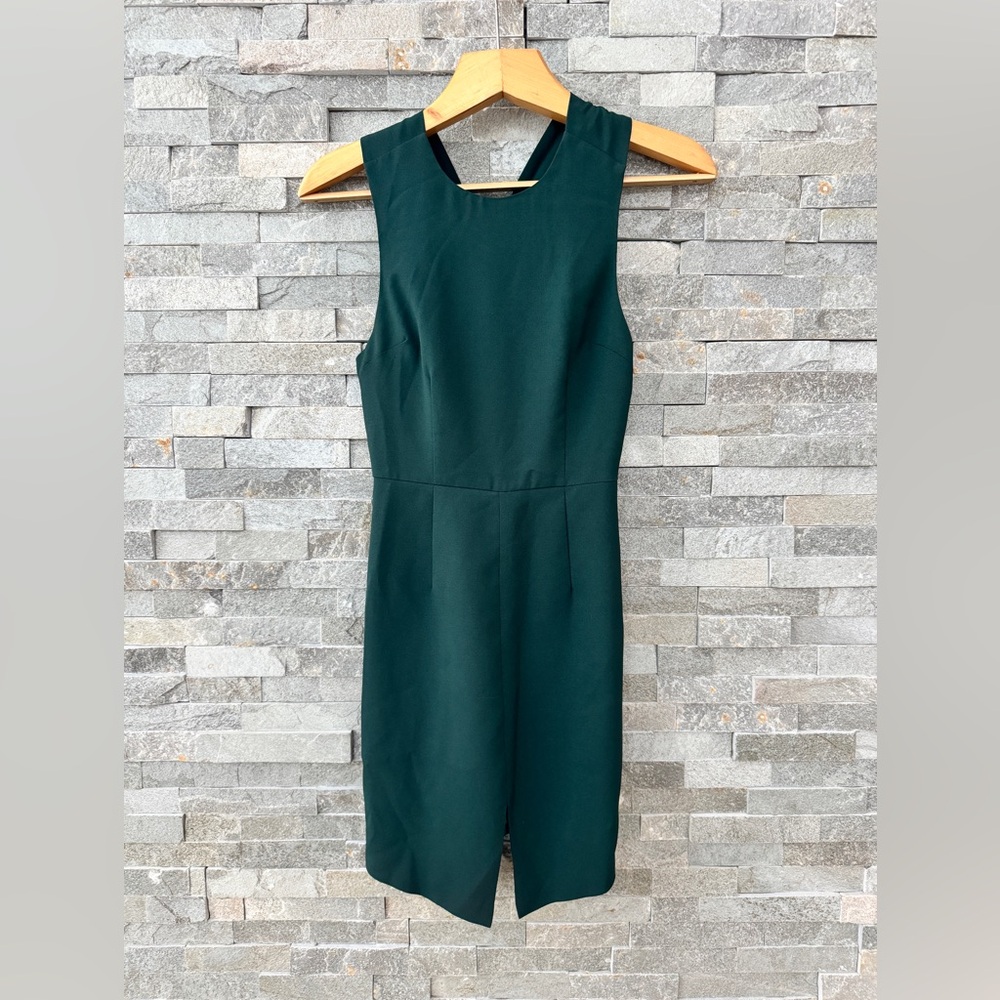 KEEPSAKE the Label Dark Green Sleeveless Sheath Dress